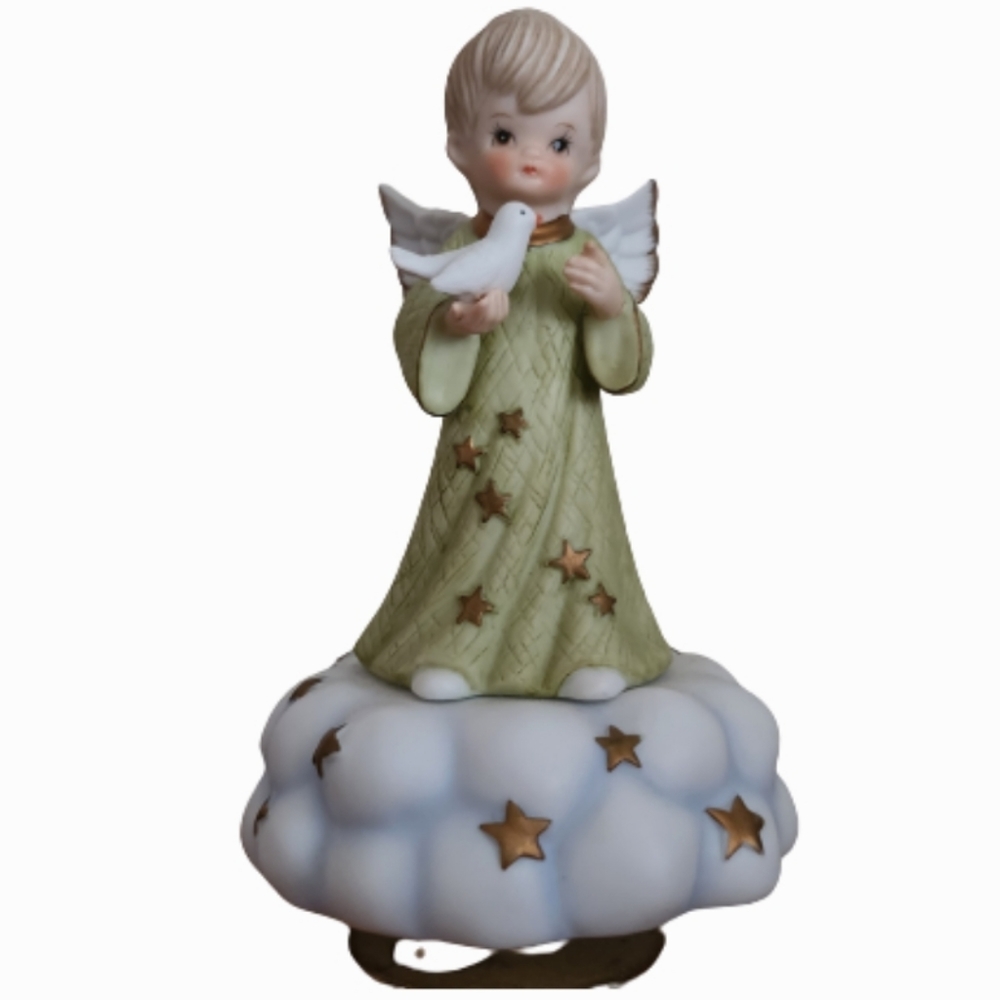 Lefton Music Box VTG 1997 Music Angel